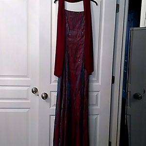 Fashion 1001 Nights Formal Dress with Scarf